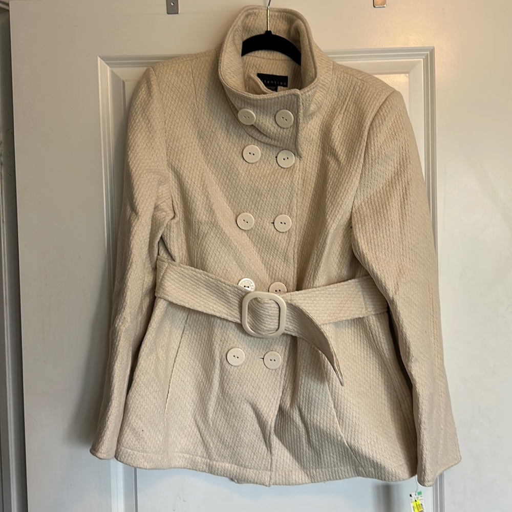 New- wool blend Attention coat